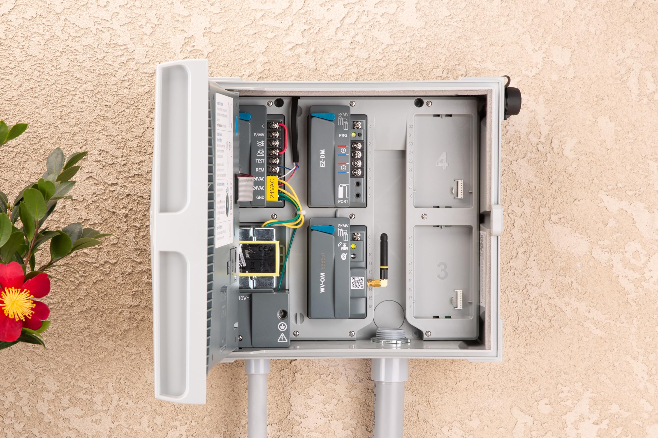 Hunter ICC2 Sprinkler Controller, 8 Station Smart Irrigation Timer with Flow Monitoring, Expandable Up to 54 Zones for Lawn, Garden, and Commercial Landscaping (I2CF800PL) - Image 5