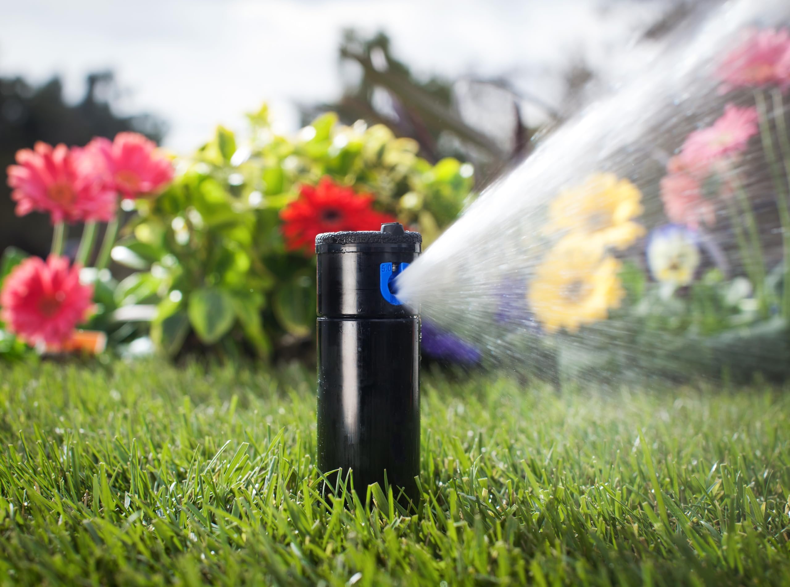 Hunter PGP Ultra 4" Pop-Up Rotor Sprinkler Head, Gear Driven Lawn Sprinkler W/ 2.0 Nozzle Pre-Installed, Adjustable 50° to 360° Arc, Spray Distance 25'–34' - Image 4