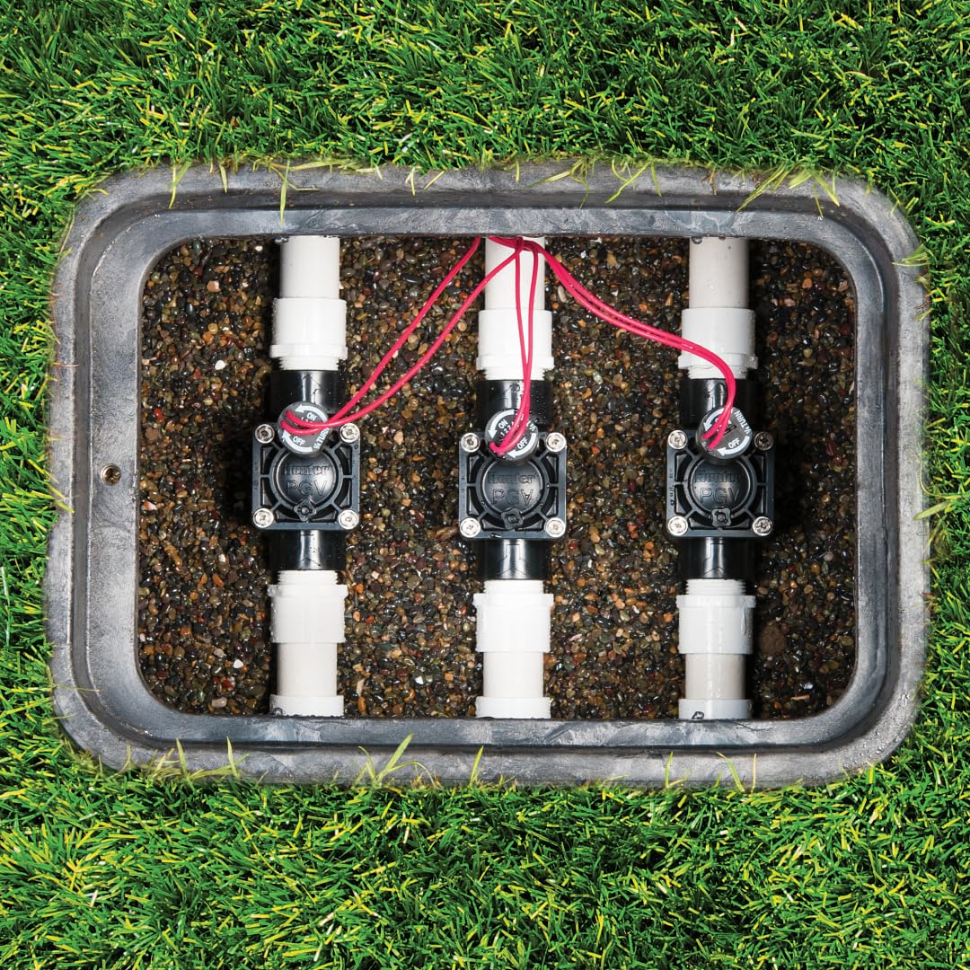 Hunter PGV 1" Sprinkler Valve, Heavy Duty Irrigation Valve with 24V Solenoid, 150 PSI, Female Thread Inlet and Outlet, Leak Resistant, for Residential Lawn and Landscape Systems - Image 3