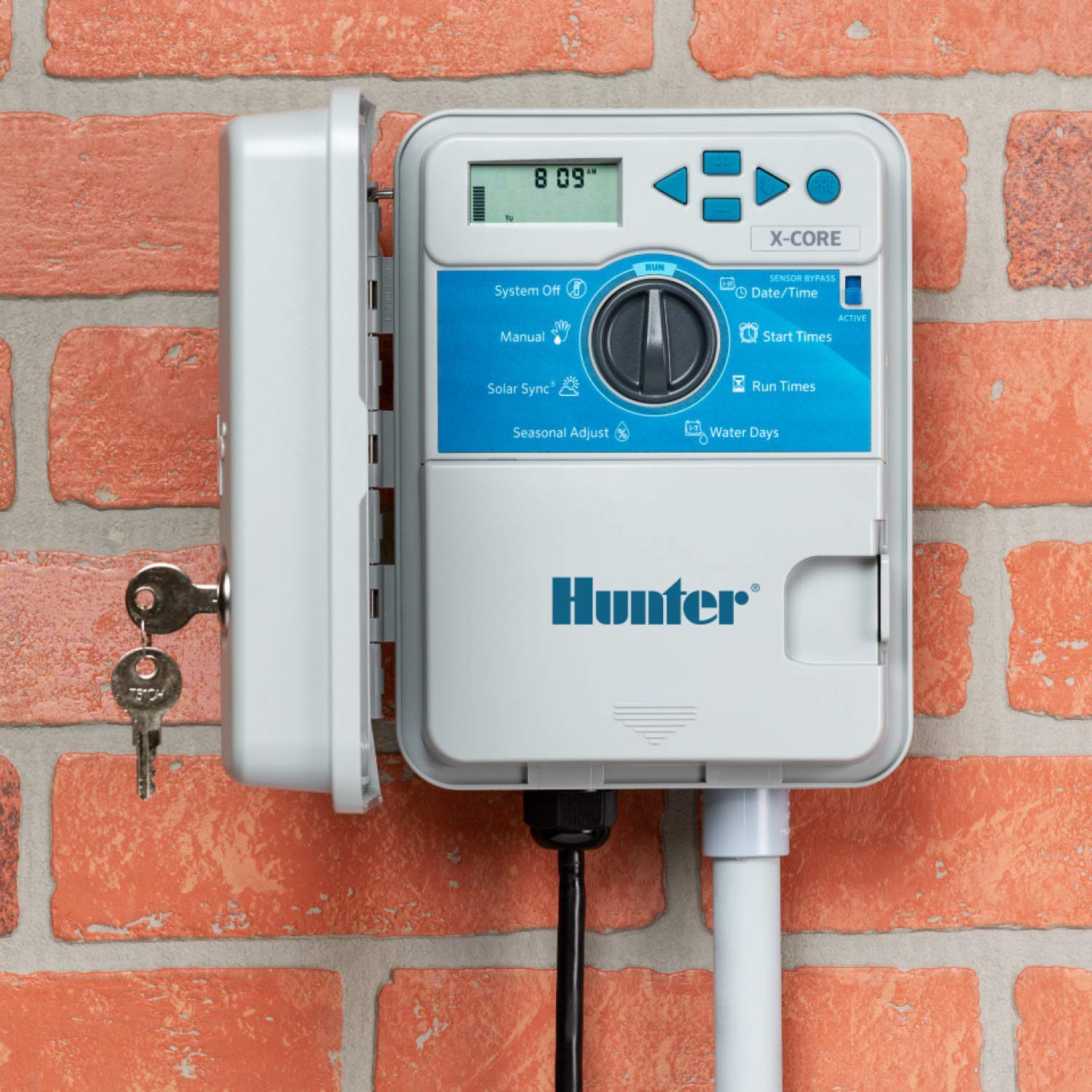 Hunter XC600 X-Core 6 Station Outdoor Sprinkler Controller, Easy Install Irrigation Timer for Lawn and Garden, Weatherproof, 3 Programs, 4 Start Times - Image 4