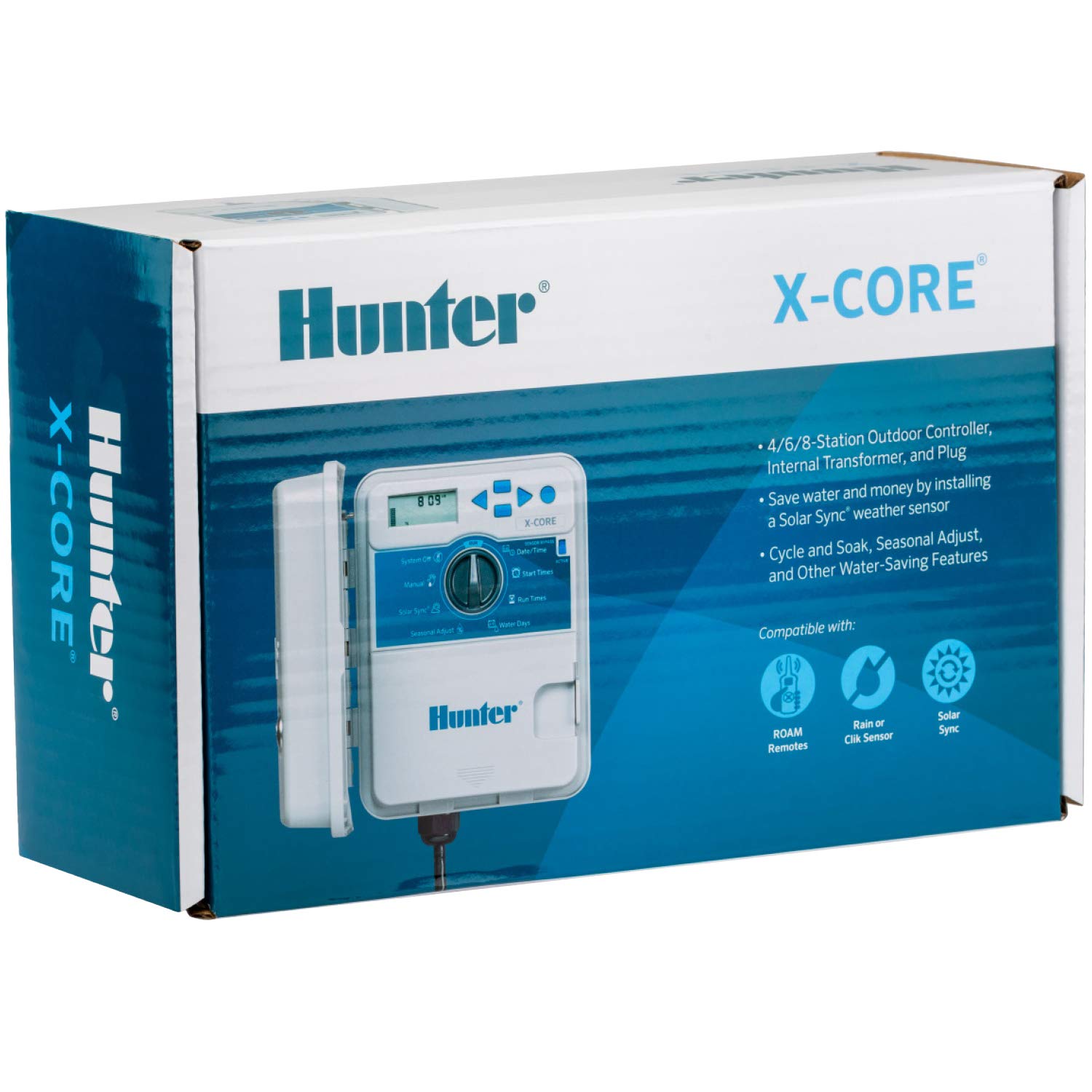 Hunter XC600 X-Core 6 Station Outdoor Sprinkler Controller, Easy Install Irrigation Timer for Lawn and Garden, Weatherproof, 3 Programs, 4 Start Times - Image 5