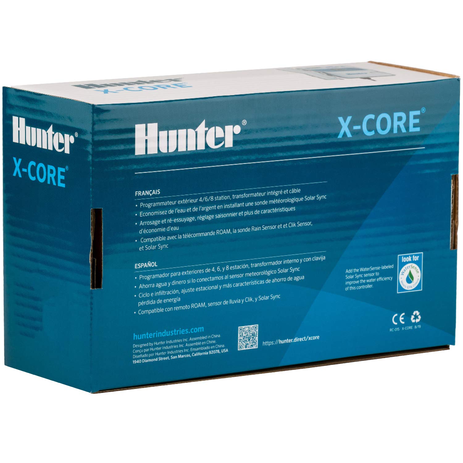 Hunter XC600 X-Core 6 Station Outdoor Sprinkler Controller, Easy Install Irrigation Timer for Lawn and Garden, Weatherproof, 3 Programs, 4 Start Times - Image 6