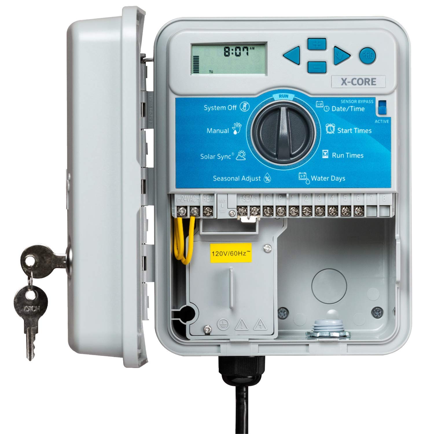 Hunter XC600 X-Core 6 Station Outdoor Sprinkler Controller, Easy Install Irrigation Timer for Lawn and Garden, Weatherproof, 3 Programs, 4 Start Times - Image 3
